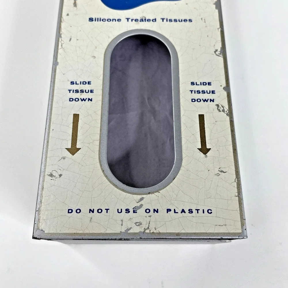 Vtg Dickson Safety Products Eyeglass Tissues Wall Dispenser Display Sight Savers